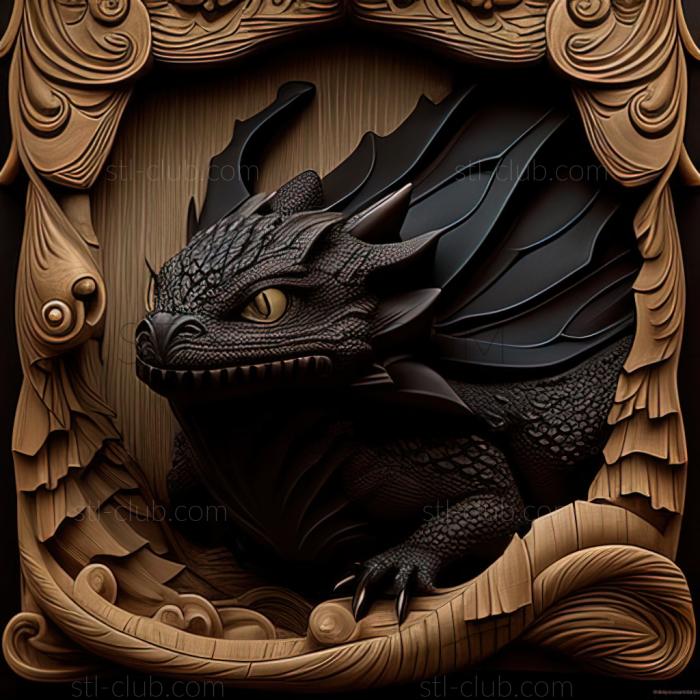 st Toothless from How to train a dragon